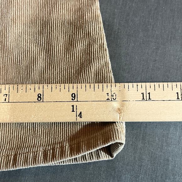 American Eagle‎ Pants Womens 2 Brown Corduroy Flared Leg Stretch Button Fly Y2K - Picture 13 of 13